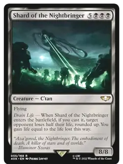 1x MTG Shard of the Nightbringer - 40K Rare! NM Mint - Image 1