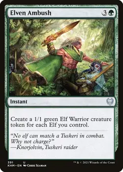 MTG Elven Ambush [KHM] #391 - Image 1