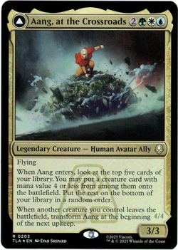 Aang, at the Crossroads (Foil) 0203 - Avatar: The Last Airbender TLA - MTG NM/M - Image 1