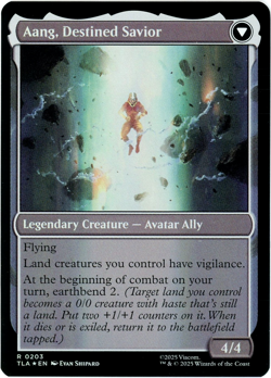 Aang, at the Crossroads (Foil) 0203 - Avatar: The Last Airbender TLA - MTG NM/M - Image 2