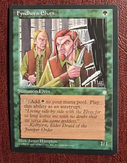 Fyndhorn Elves - MtG Ice Age - Common NM 1995 - Image 2