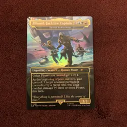Edward, Jackdaw Captain - Admiral Beckett Brass (Rainbow Foil) Secret Lair Drop - Image 1