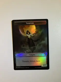 MTG Vampire Wolf Token 013 014 Innistrad: Midnight Hunt NM-Mint Foil - Image 1