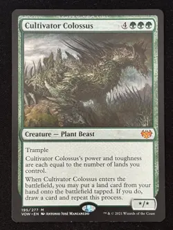 1x MTG Cultivator Colossus - Innistrad: Crimson Vow (VOW) #195 - Magic - Image 1