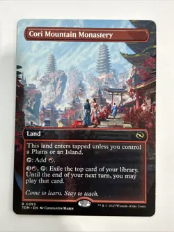 Cori Mountain Monastery Borderless - TDM 0393 NM - MTG Magic - Image 1