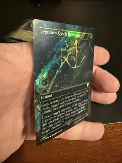 Legolas's Quick Reflexes (Borderless) (Surge Foil) Lord of the Rings 537 NM - Image 2