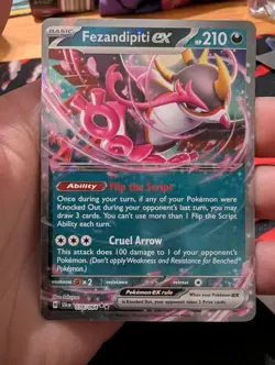 Fezendipiti EX 38/64 Shrouded Fable Collectible Card Near Mint Condition - Image 4