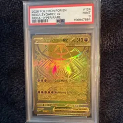 Pokemon - Mega Zygarde ex - Gold Hyper Rare 124/088 - Perfect Order - Nm Card. - Image 1