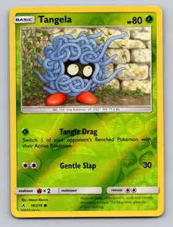 Tangela 16/214 Common Unbroken Bonds Pokemon Reverse Holo NM - Image 1