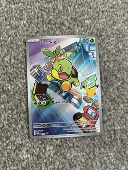 Pokemon Turtwig MEP 040 First Partner Illustration Rare Promo 30th Anniversary - Image 1