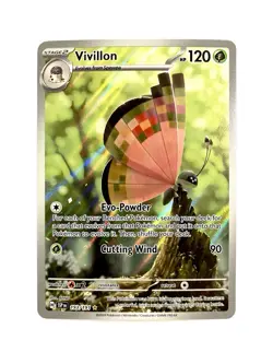 Vivillon 193/191 Surging Sparks Illustration Rare Holo Pokemon TCG Card NM - Image 1