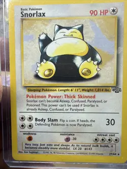 Snorlax 27/64 Pokemon Jungle Regular MP - Image 2