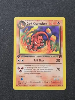 Dark Charmeleon 1st Edition Team Rocket Pokemon 32/82 - Image 1