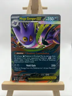 Mega Gengar EX 56/94 - Double Rare - Phantasmal Flames - Pokemon TCG NM - A4 - Image 1