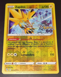 ZAPDOS – HOLO REVERSE – 029/078 – POKEMON GO – ITA – POKEMON - Image 1