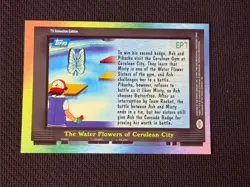 #EP7 The Water Flowers of Cerulean City - HOLO - Topps Pokemon Series 2 - Image 2