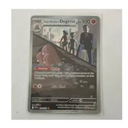Pokemon TCG Team Rocket's Dugtrio Holo Promo SV Black Star 239/217 100 HP ENG - Image 1