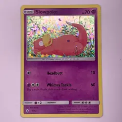 Slowpoke 5/12 Holofoil Promo McDonald's Promos 2018 Pokemon TCG LP - Image 1