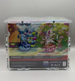 Pokemon TCG - Prismatic Evolutions Mini Tin Display W/Acrylic Case - Sealed - Image 2