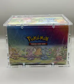 Pokemon TCG - Prismatic Evolutions Mini Tin Display W/Acrylic Case - Sealed - Image 3