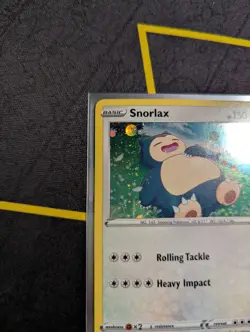 Snorlax Pokemon TCG Sword & Shield Black Star Promo SWSH032 SWIRL - Image 4