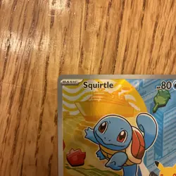 Squirtle First Partner Illustration Promo Full Art Holo 037 Pokemon TCG - Image 2
