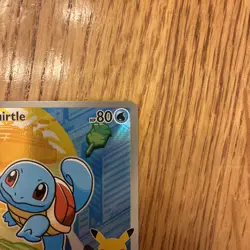 Squirtle First Partner Illustration Promo Full Art Holo 037 Pokemon TCG - Image 3