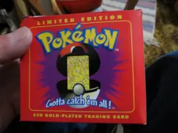 Burger King 1999 Pokemon jigglypuff 23k Gold Plated Trading Card Pokeball Sealed - Image 2