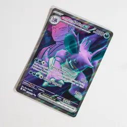 TEAM ROCKET'S NIDOKING EX 216/182 DESTINED RIVALS POKEMON (FULL ART,NM) - Image 2