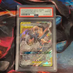 2019 Pokemon Sun And Moon Lucario & Melmetal Gx Unbroken Bonds #203 PSA 10 - Image 1