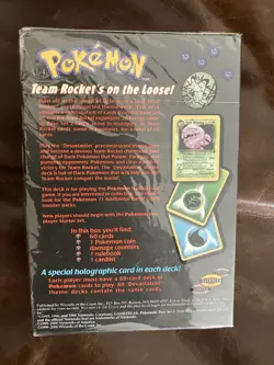 Pokemon Team Rocket Devastation Theme Deck Factory Sealed 2000 Nintendo - Image 5