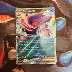 Pokemon TCG Gengar ex 104/162 SV05 Temporal Forces Holo Double Rare Eng HP310 - Image 1