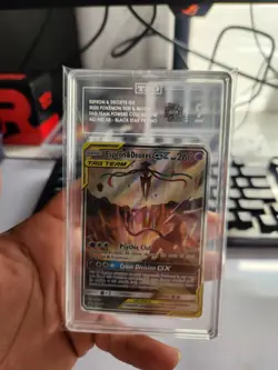 TAG 9 Espeon & Deoxys GX SM240 Pokemon Holo Gem Mint Tag Team Promo Card PSA 10 - Image 5