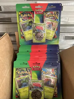 Pokemon TCG: Enhanced 2-Pack Blister (Oddish, Gloom, & Vileplume) Lot of 4 - Image 1