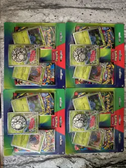 Pokemon TCG: Enhanced 2-Pack Blister (Oddish, Gloom, & Vileplume) Lot of 4 - Image 2