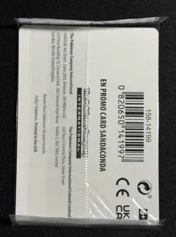Pokemon TCG Sandaconda 082/163 Holo GameStop Stamped PROMO New & Sealed - Image 3