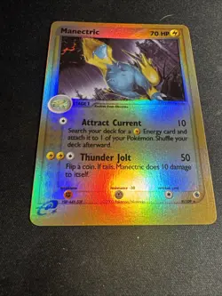 Pokemon Manectric, Ruby & Sapphire 9/109, Reverse Holo Rare, NM - Image 2