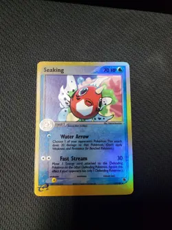 Pokemon Seaking 21/109 Ruby and Sapphire Reverse Holo Rare - Image 1