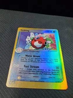 Pokemon Seaking 21/109 Ruby and Sapphire Reverse Holo Rare - Image 3