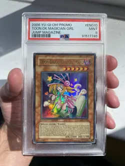 2006 YU-GI-OH! PROMO JUMP MAGAZINE #EN010 TOON DARK MAGICIAN GIRL PSA 9✅🚚 - Image 1