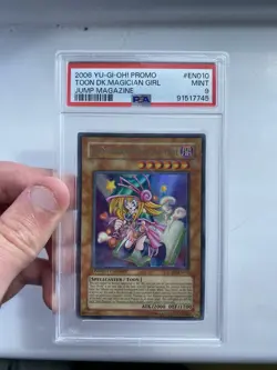 2006 YU-GI-OH! PROMO JUMP MAGAZINE #EN010 TOON DARK MAGICIAN GIRL PSA 9✅🚚 - Image 2