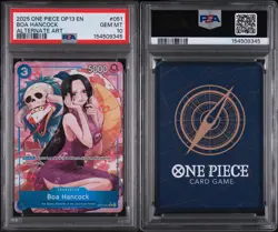 2025 ONE PIECE OP13-CARRYING ON HIS WILL #051 BOA HANCOCK ALTERNATE ART PSA 10 - Image 3