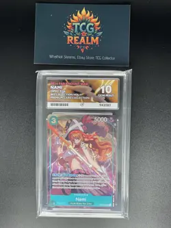 Nami OP02-036 SR Parallel Paramount War One Piece TCG English Ace 10 Perfect Sub - Image 1