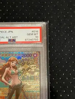PSA 10 Nami OP01-016 Special Alt Art One Piece Card Awakening Of The New Era JP - Image 4