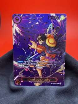 One Piece (OP-13) Carrying On His Will Monkey.D.Luffy SP OP09-119 Alternate Art✨ - Image 1