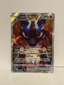 Pokemon Card - Lucario VSTAR Sword & Shield Promo SWSH291 Holo Promo - Image 1