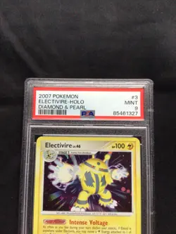 Pokemon Cards: Diamond and Pearl Rare Holo: Electivire 3/130 PSA 9 - Image 3