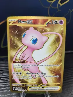 Pokemon TCG: Mew EX Full Art Holo Hyper Rare Scarlet & Violet 151 205/165 Card - Image 1