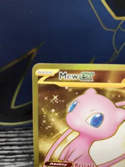 Pokemon TCG: Mew EX Full Art Holo Hyper Rare Scarlet & Violet 151 205/165 Card - Image 2