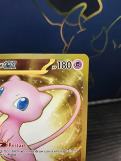 Pokemon TCG: Mew EX Full Art Holo Hyper Rare Scarlet & Violet 151 205/165 Card - Image 3